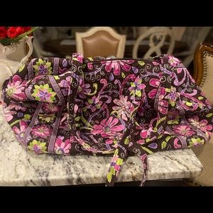 Vera Bradley floral duffel bag